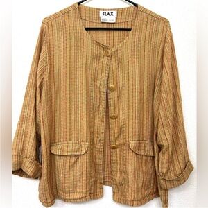 FLAX linen jacket